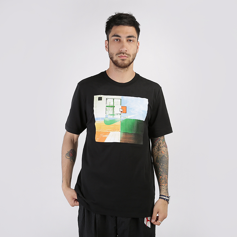 мужская черная футболка Nike TDE T-Shirt BV8259-010 - цена, описание, фото 1